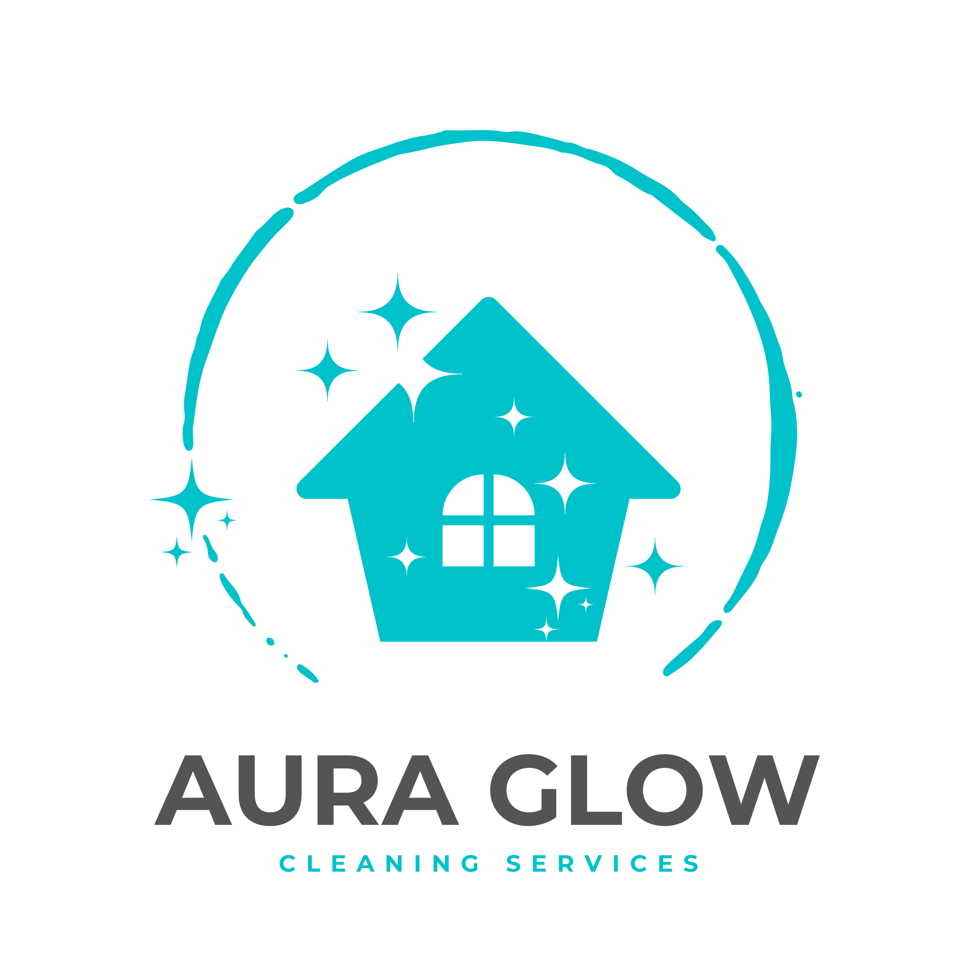 AuraGlow Cleaning Services – Logos (420 x 170 px) (1920 x 1920 px)